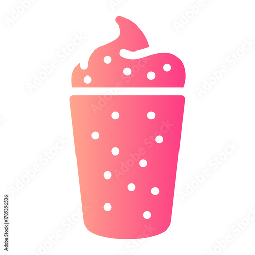 milkshake gradient icon
