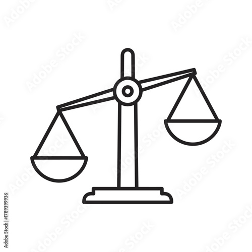Scales of justice symbol
