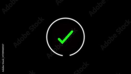 Incomplete animation white circle on black background ring loop. Futuristic white circular loop animation, black background, incomplete ring, spinning minimal interface visuals.