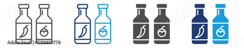 sauce icon set multiple style