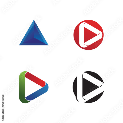 Arrows vector illustration icon Logo Template design technology