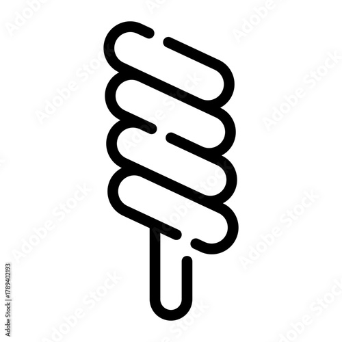 popsicle line icon