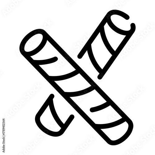 water rollerball line icon