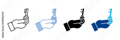 Ownership Icon Set Multiple Style Collection