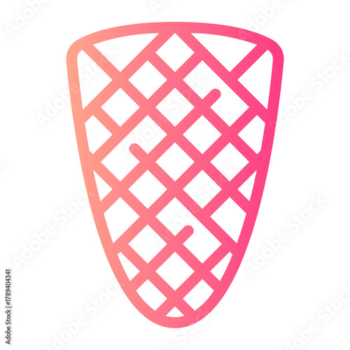 wafer cone gradient icon