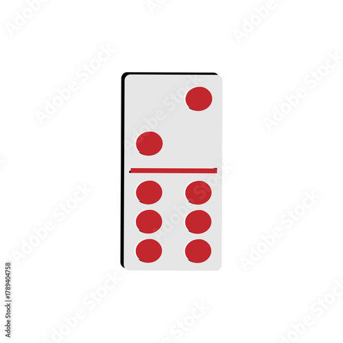 domino card icons two and six