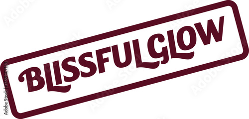 Capturing the essence of a blissful glow with this elegant distressed stamp