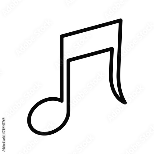 Single musical note symbol