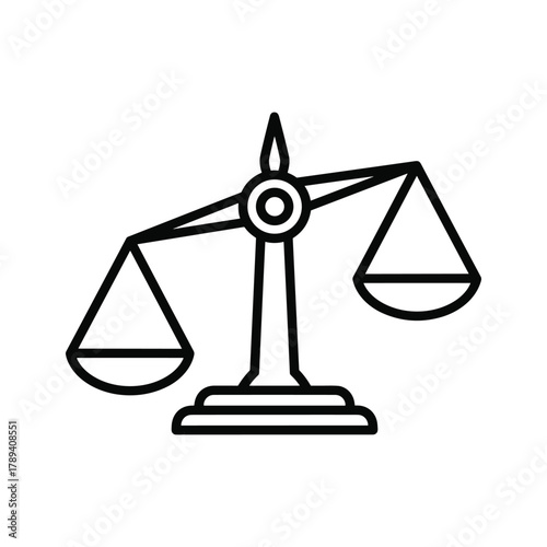 Scales of justice icon