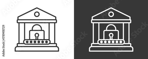 Private Icon Set Vector Collection Isolated In Black And White