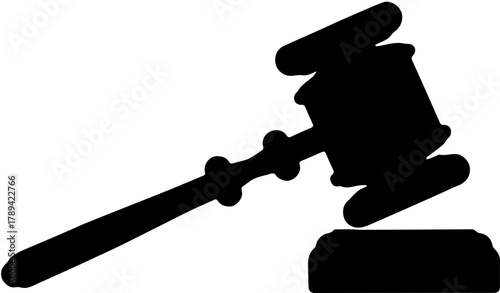 vector silhouette of Hammer