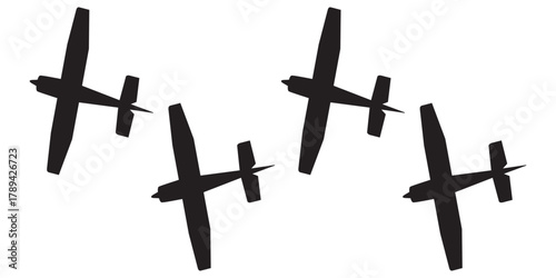 fighter airplane Icon Vector Illustration