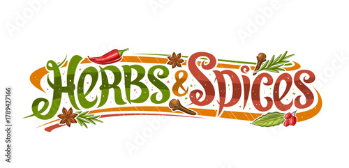 Vector logo for Herbs and Spices