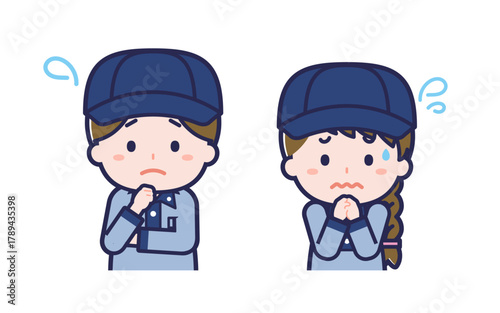 郵便配達員／2人組／男女 05