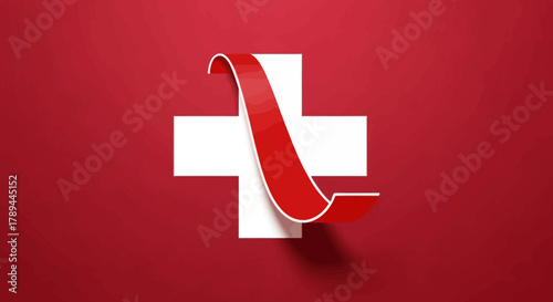 Swiss Healthcare Innovation - A Modern Twist on the Traditional Cross.