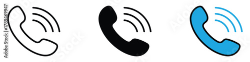 Phone call icon vector. communication, customer service, and contact us symbol. vector illustration.