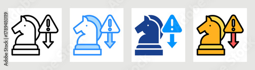 Diversification Icon Collection Set Multiple Style