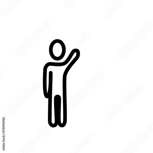 Teamwork and management line icons collection. Vector illustration