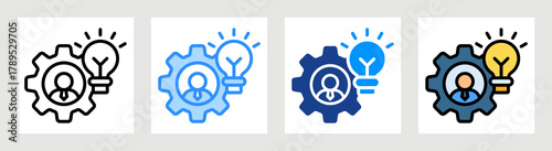 Innovation Management Icon Collection Set Multiple Style