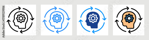 Adaptive Skill Icon Collection Set Multiple Style