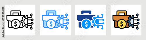 Business Transformation Icon Collection Set Multiple Style