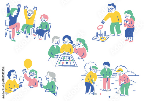 Set for Seniors to Enjoy Life_Color