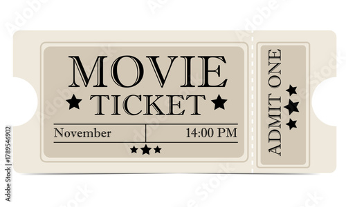 Ticket to the cinema