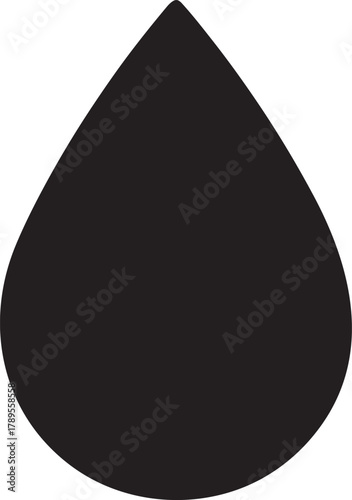 Silhouette blood drop icon representing donation, testing, and medical health design.