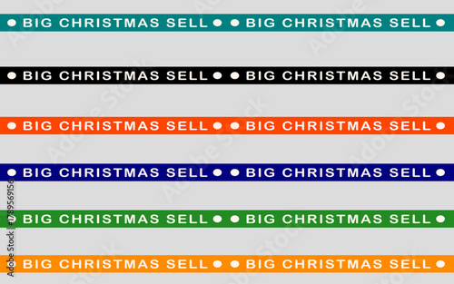 Promoting a mega sale, best deal, and big sale using a discount offer vector design strip template for business use.