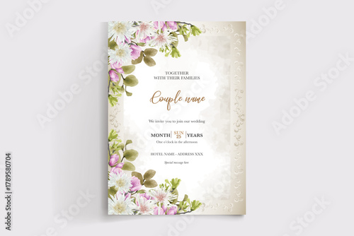 Save the date wedding invitation templates