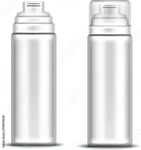 white plastic bottle