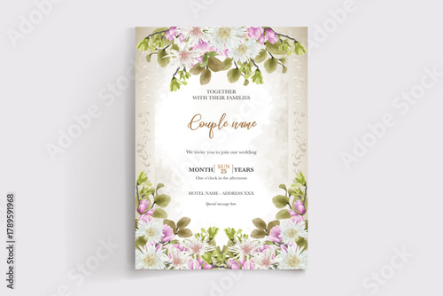 Save the date wedding invitation templates