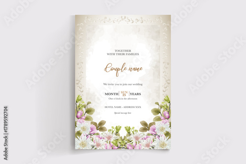 Save the date wedding invitation templates