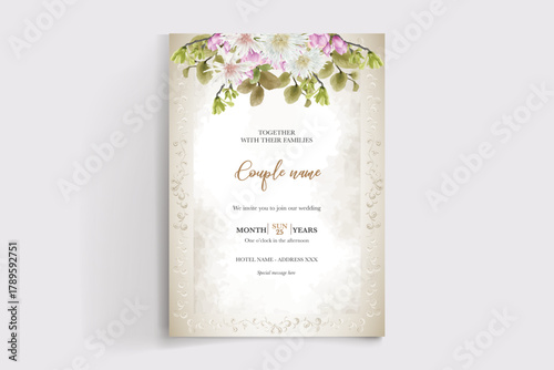 Save the date wedding invitation templates