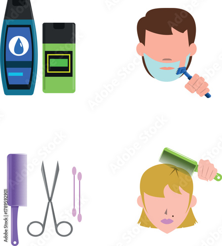 cartoon doctor with syringe