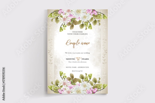 Save the date wedding invitation templates