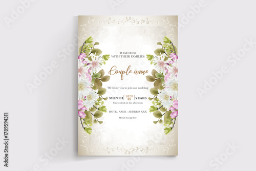 Save the date wedding invitation templates