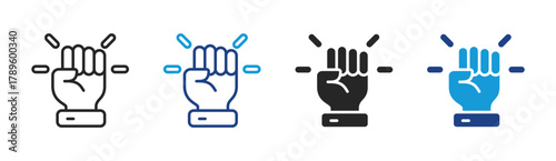 Success icon set multiple style collection