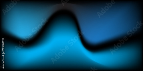 Blue border deign abstraction