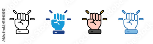 Success icon set multiple style collection