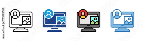 Genetic Health icon set multiple style collection