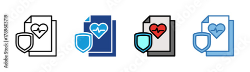 Dna Therapy icon set multiple style collection