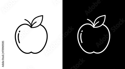 Apple  White Icon Set Design