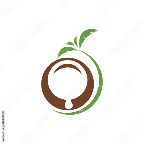 coconut Logo template vector illustration