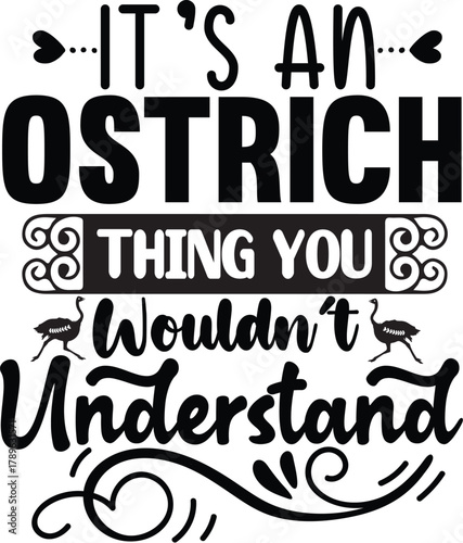 ostrich SVG Design