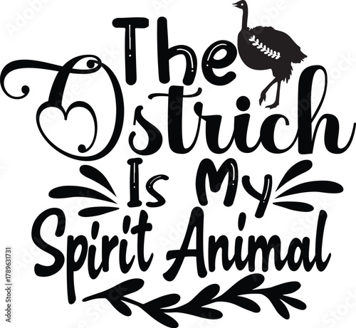ostrich SVG Design