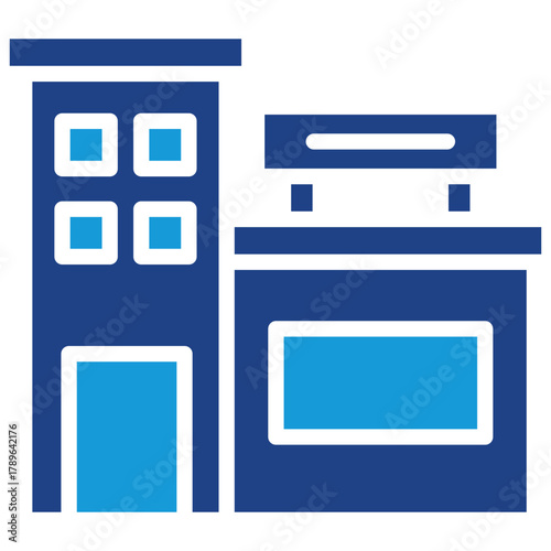 Financial Building Icon