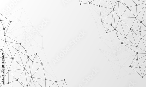 ネットワークの幾何学抽象背景