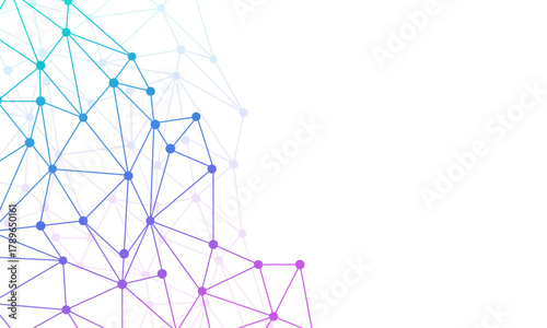 ネットワークの幾何学抽象背景
