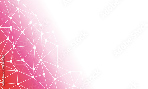 ネットワークの幾何学抽象背景